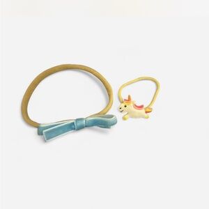 Unicorn and Bow Hair Ties